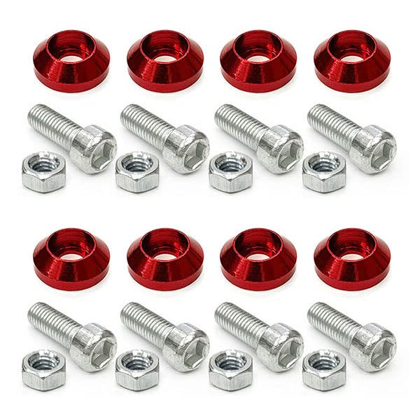 Amazon | 盗難防止 フジツボ ナンバー フェンダー ボルト アルミ